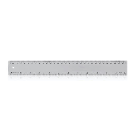 30cm Rulers White Main